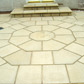 Laid true to level for perfect dining and entertaining friends. Hand pointed with coloured mortar